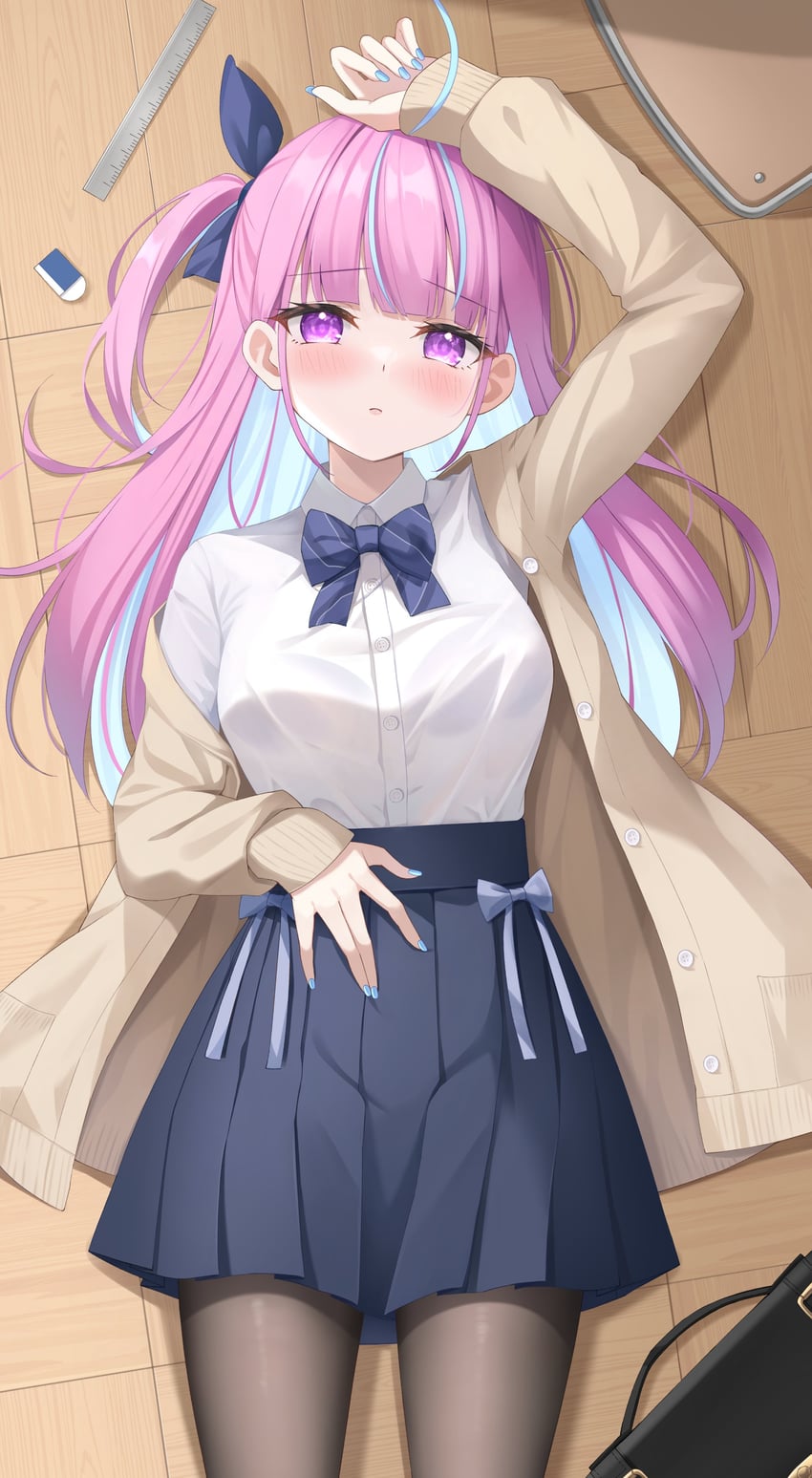 minato aqua (hololive) drawn by keikei_(kitty_colors)