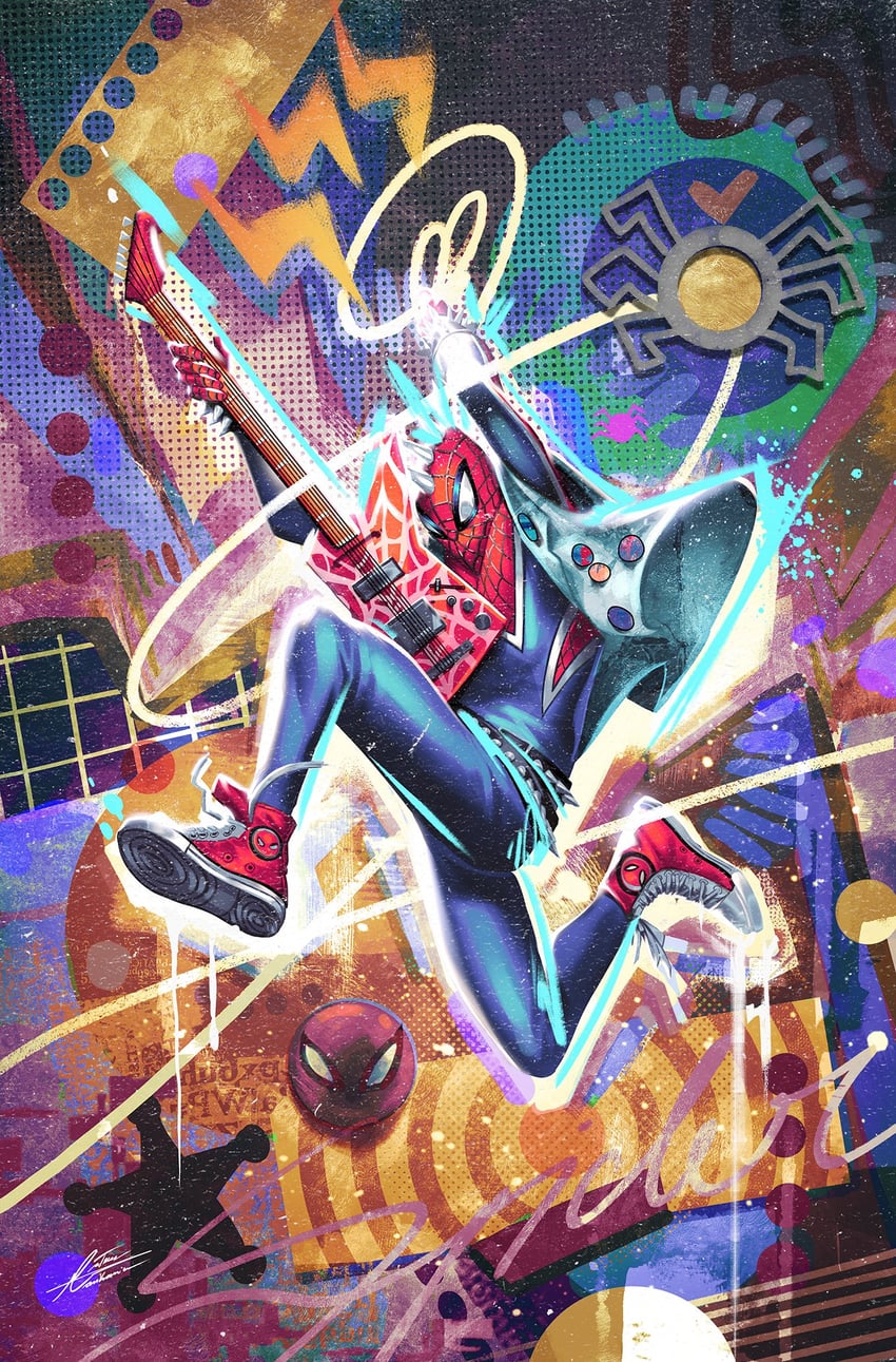 spider-punk (marvel and 2 more) drawn by tintanega