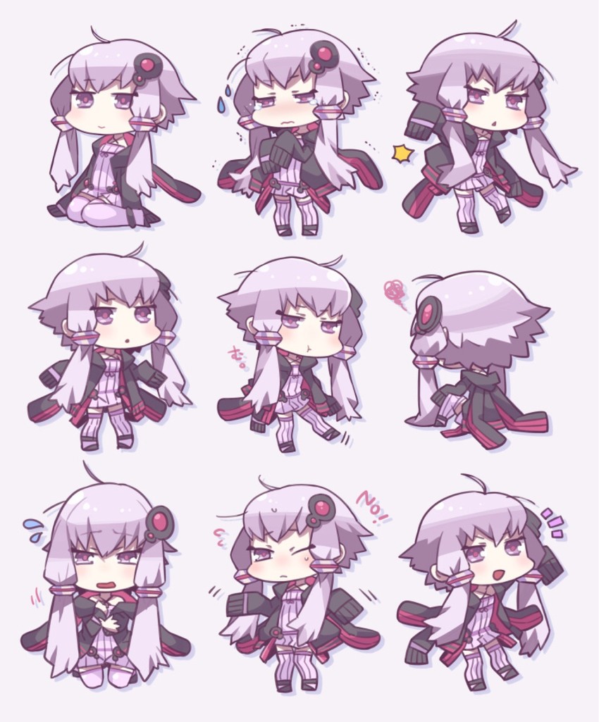 yuzuki yukari (vocaloid and 1 more) drawn by shigetake_(buroira)