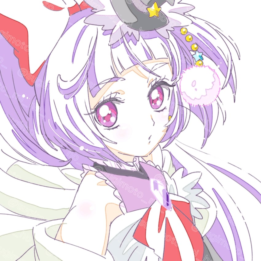 izayoi liko and cure magical (precure and 1 more) drawn by sugimoto_miho