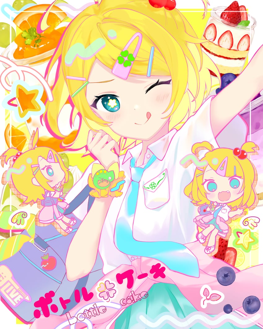 kagamine rin and more more jump! rin (vocaloid and 1 more) drawn by oyamada_gamata