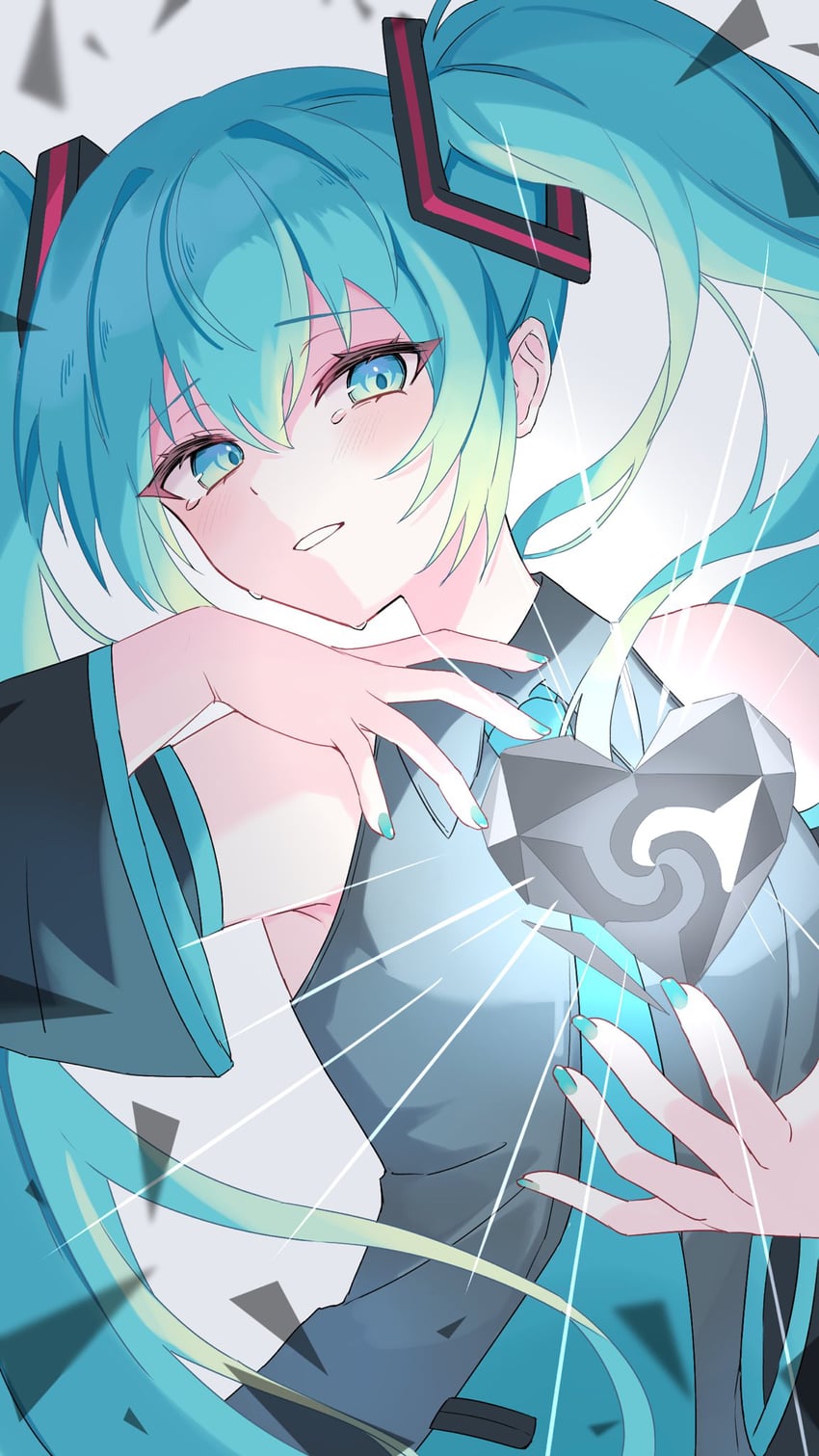 hatsune miku (vocaloid and 1 more) drawn by urara_31_e