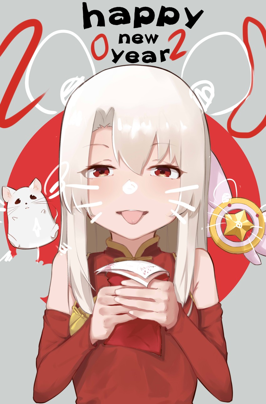 illyasviel von einzbern and magical ruby (fate and 1 more) drawn by pear_sauce