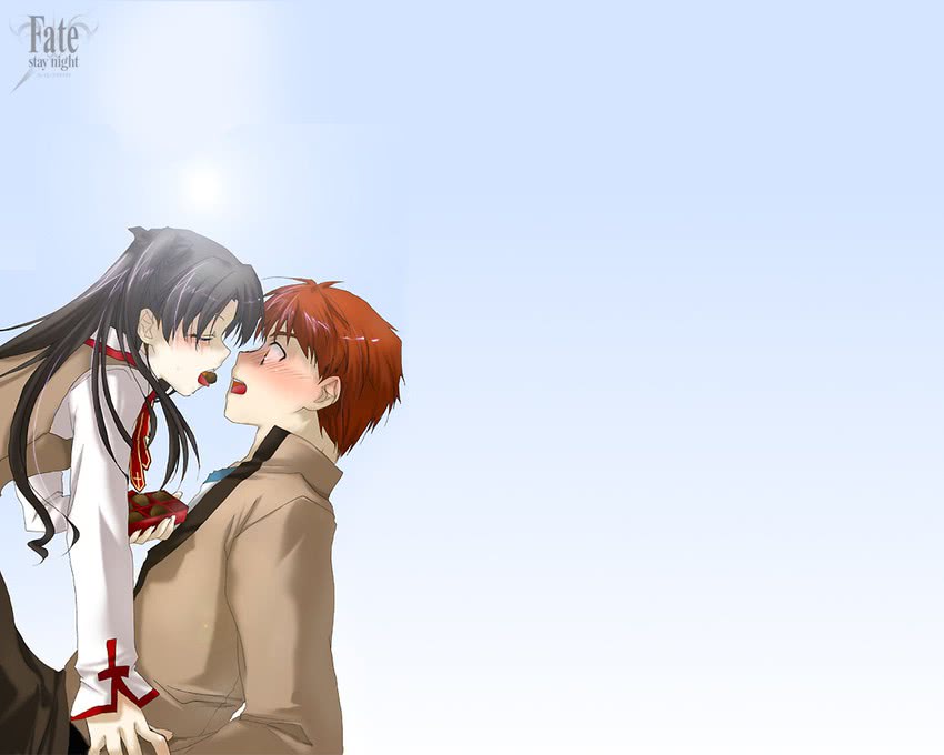 tohsaka rin and emiya shirou (fate and 1 more)