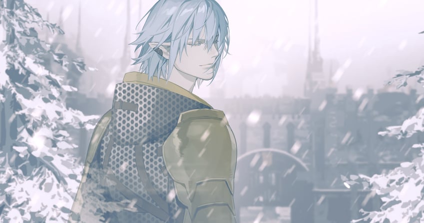 haurchefant greystone (final fantasy and 1 more) drawn by fan_mu_zhang
