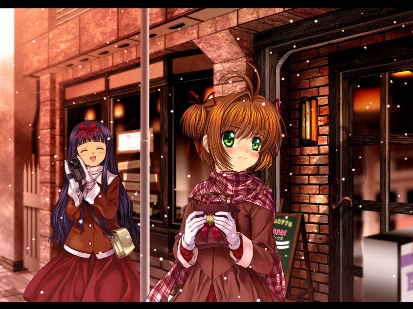 kinomoto sakura and daidouji tomoyo (cardcaptor sakura) drawn by mutsuki_(moonknives)