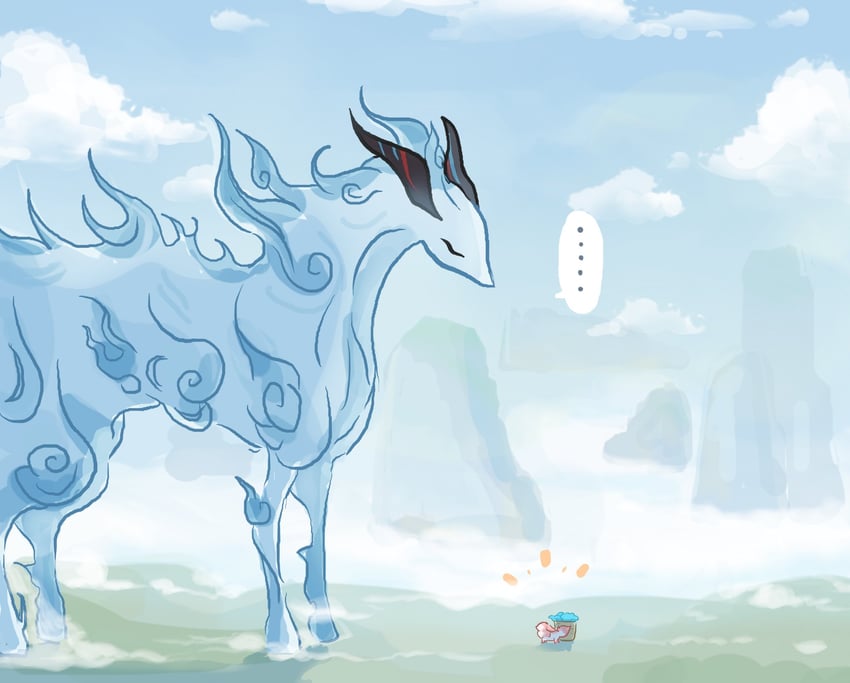 ganyu and yae miko (genshin impact) drawn by xinzoruo