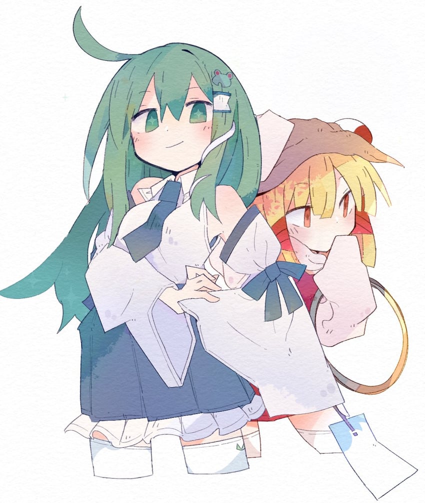 kochiya sanae and moriya suwako (touhou) drawn by 76gpo
