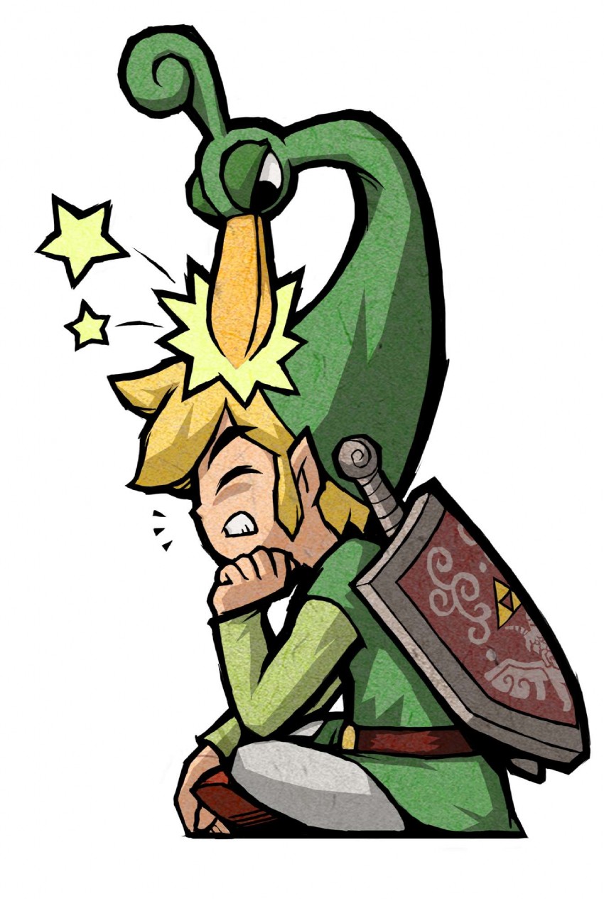 link, toon link, and ezlo (the legend of zelda and 1 more)