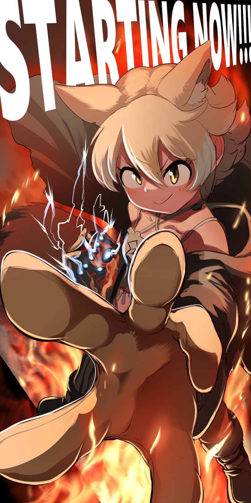 coyote (kemono friends and 1 more) drawn by mcgunngu