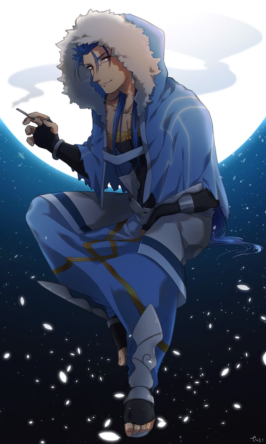 cu chulainn (fate and 1 more) drawn by fuji121