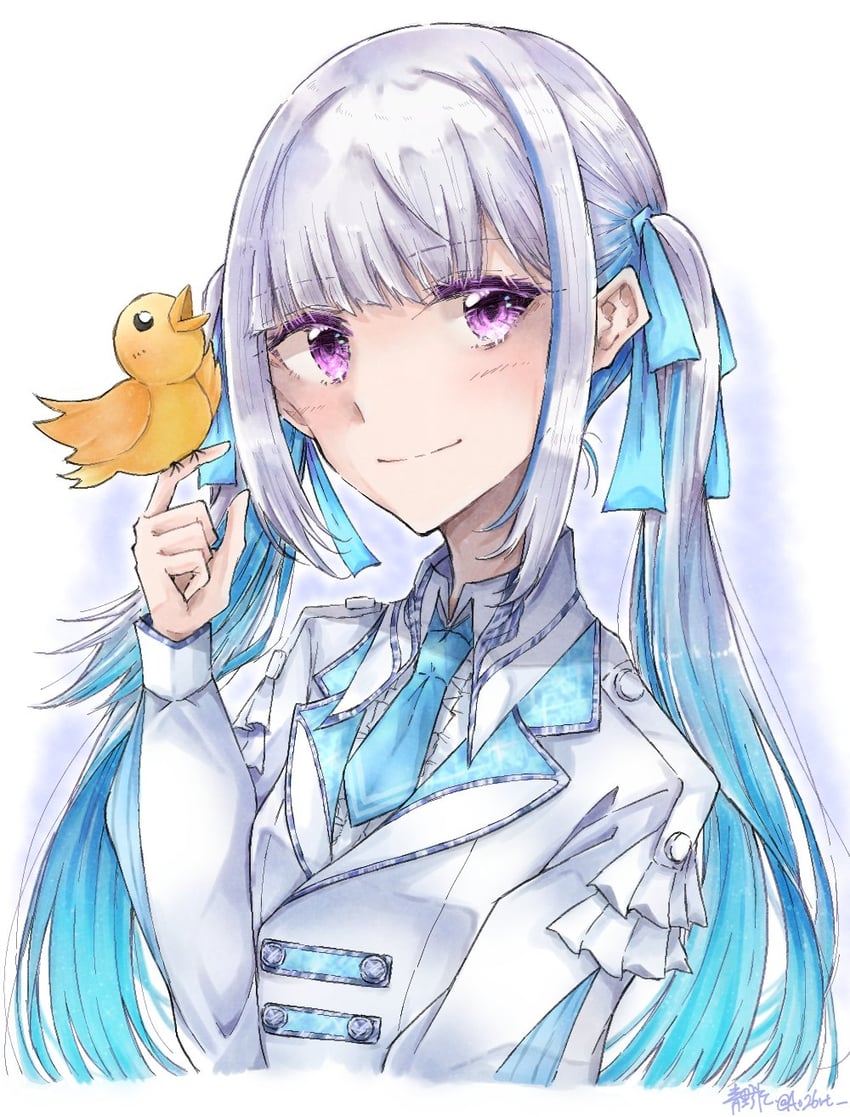 lize helesta and sebastian piyodore (nijisanji) drawn by aono_reto