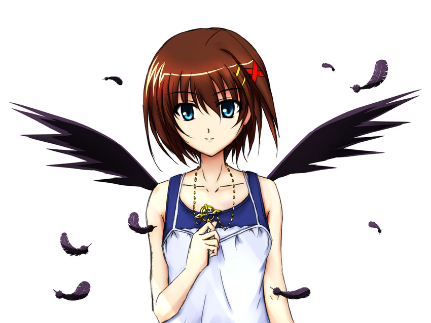 yagami hayate and schwertkreuz (lyrical nanoha and 3 more) drawn by rin-illustration