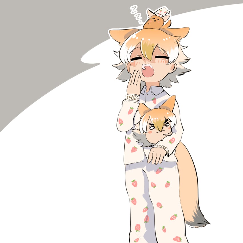 coyote and coyopotato (kemono friends and 1 more) drawn by mcgunngu