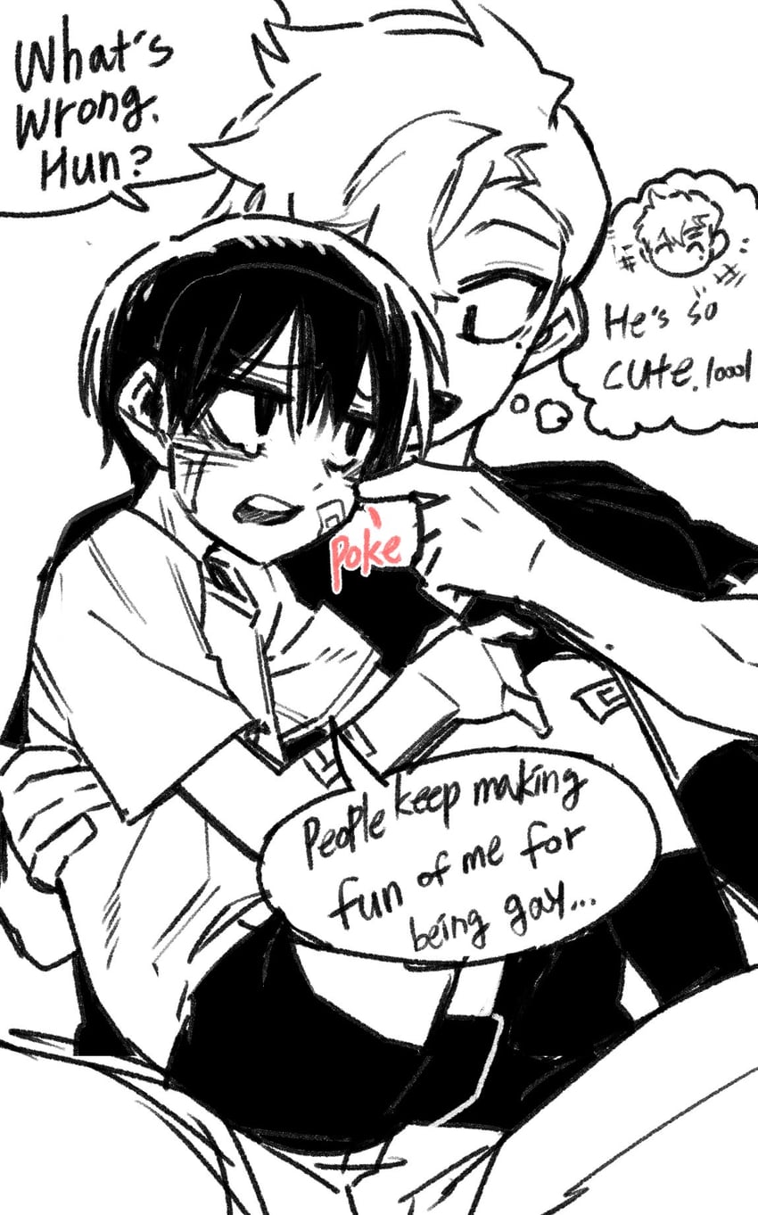 lee hoon and jeong surim (suicide boy) drawn by parkgee