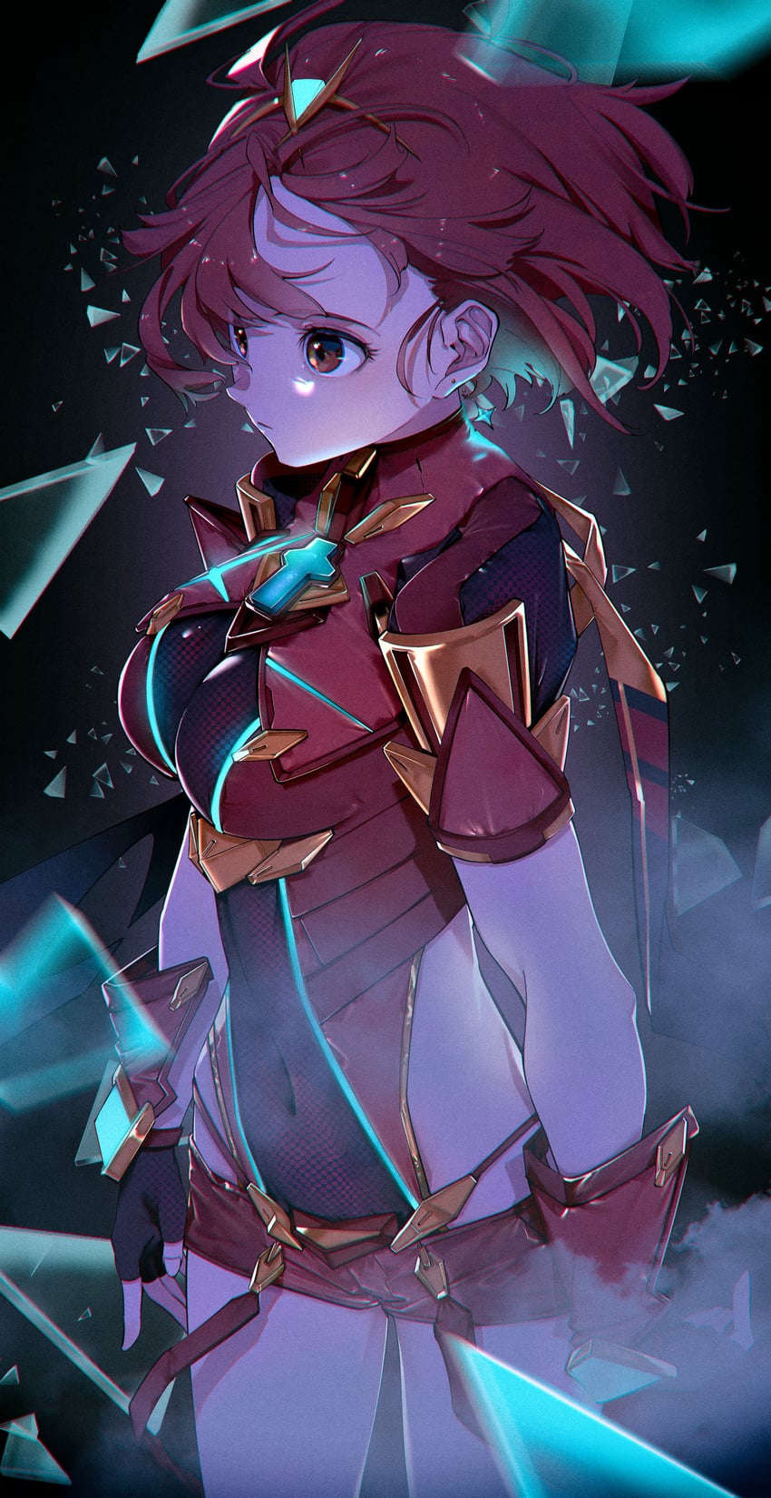 pyra (xenoblade chronicles and 1 more) drawn by shiomi_(lowrise)