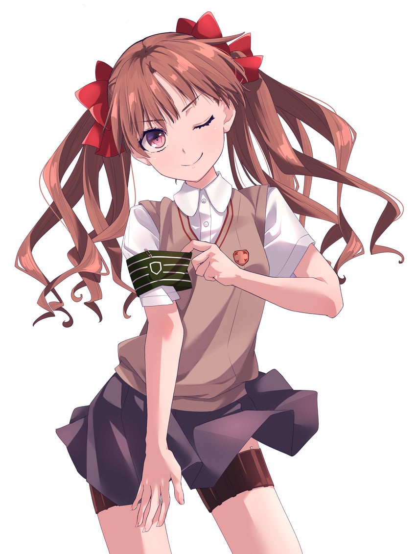 shirai kuroko (toaru majutsu no index and 1 more) drawn by persimmon2