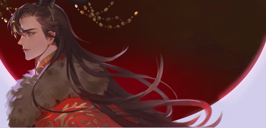 mo ran and taxian-jun (erha he tadebai mao shizun) drawn by haiwu_kehai
