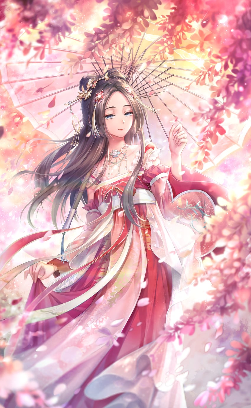 qing yumo and cloud and flower (nikki and 1 more)