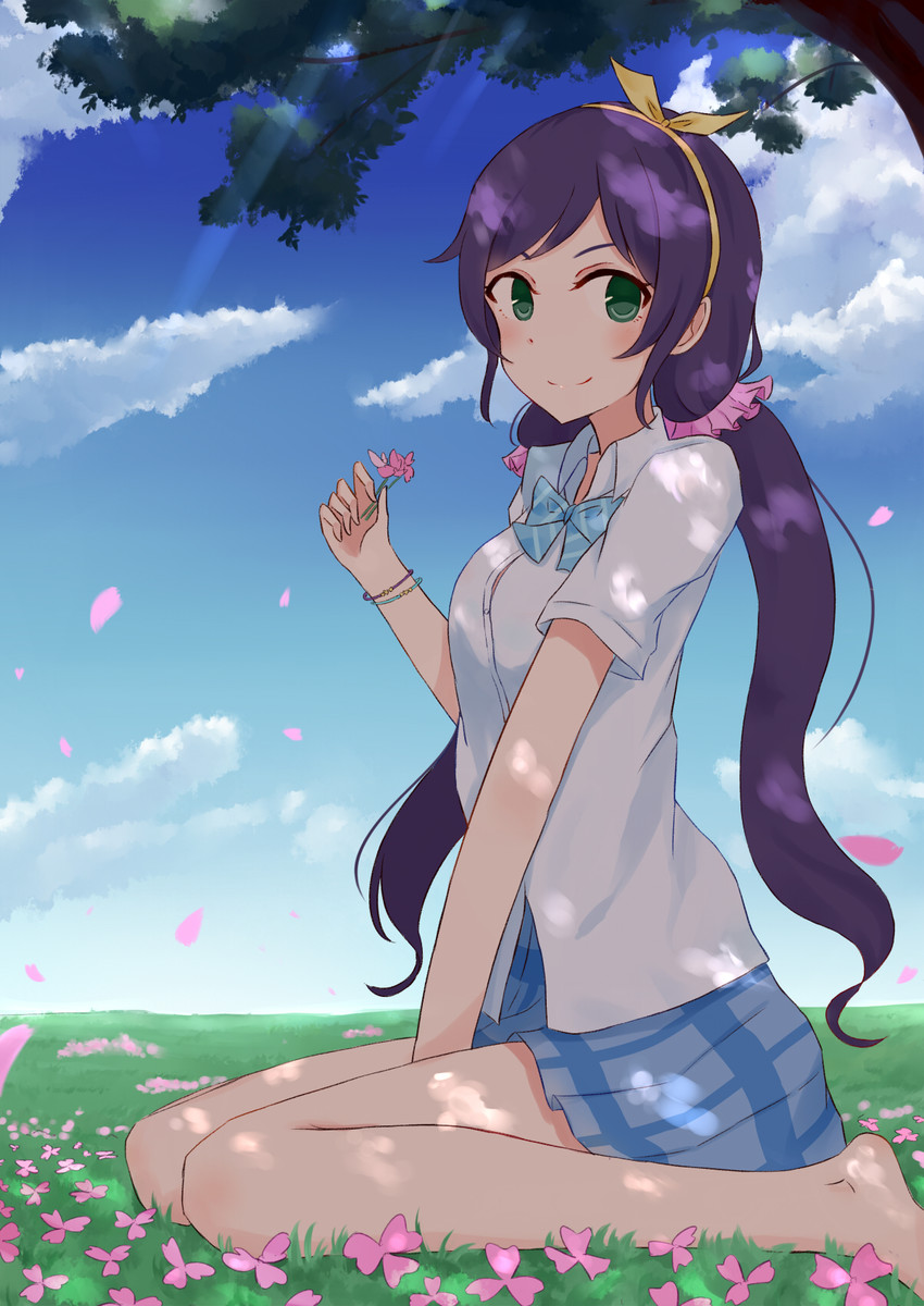 tojo nozomi (love live! and 1 more) drawn by nagou_nono