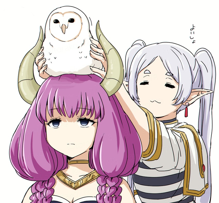 frieren and aura (sousou no frieren) drawn by torako_(toramaru)