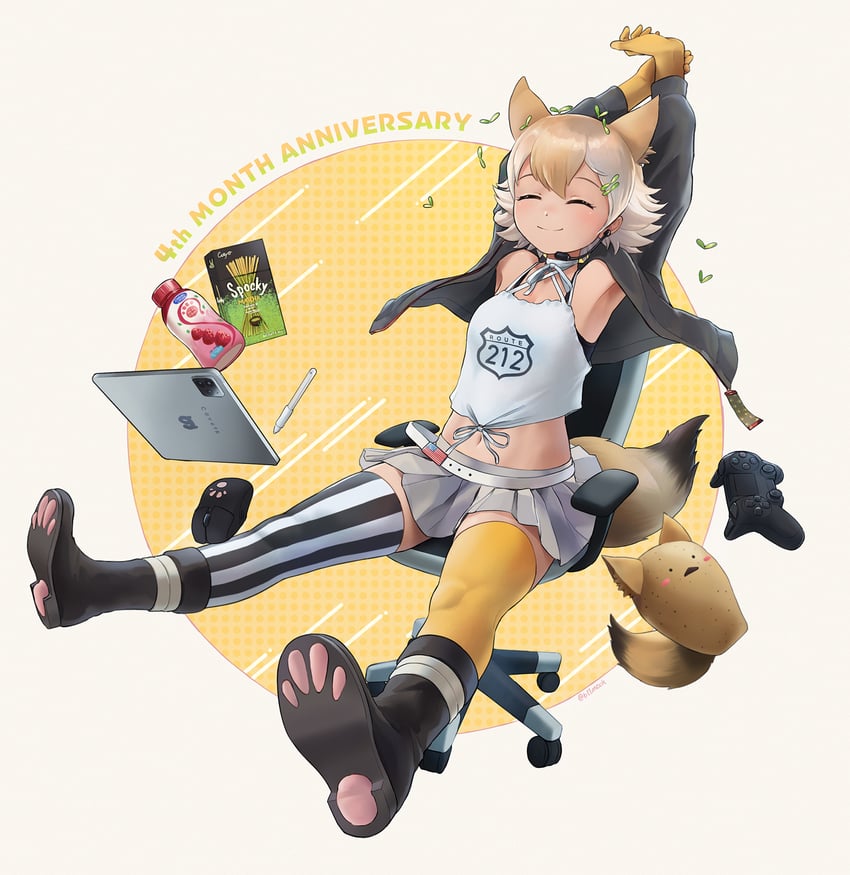 coyote and coyopotato (kemono friends and 1 more) drawn by beleven