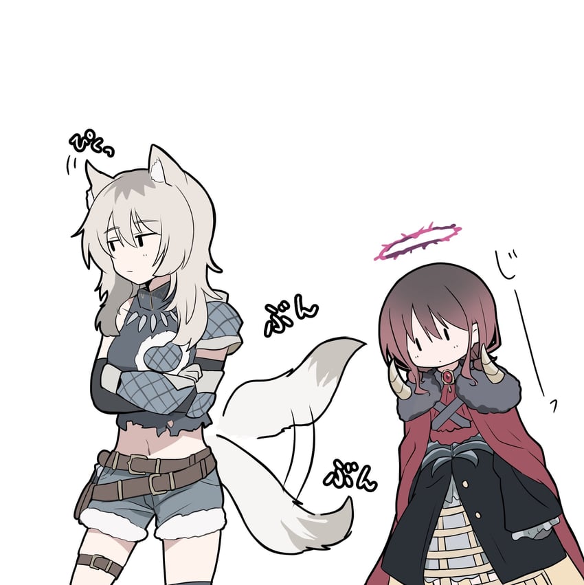 iseri nina and kawaragi momoka (girls band cry and 1 more) drawn by lemoontya