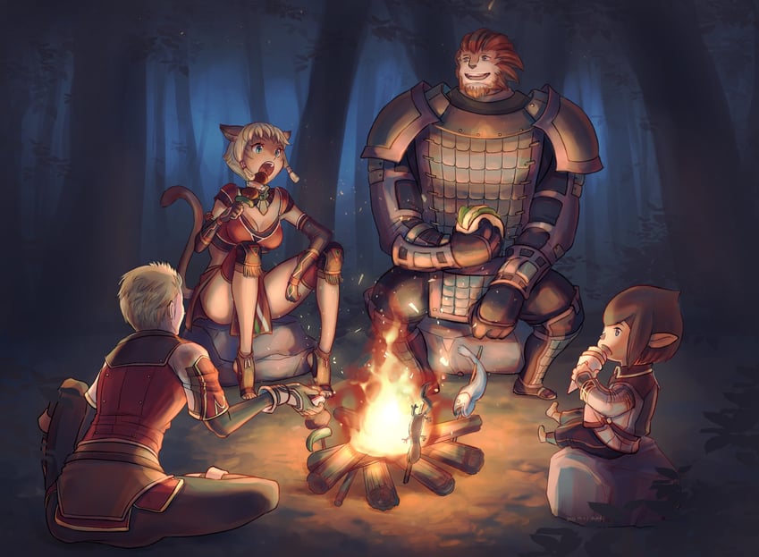 adventurer (final fantasy and 1 more) drawn by cactus41747280