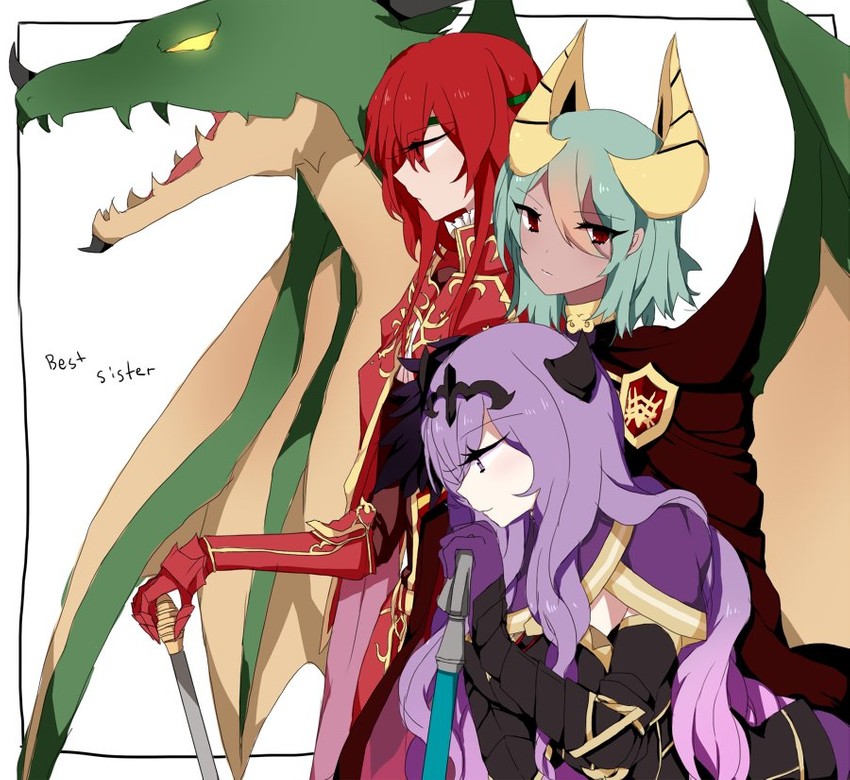 camilla, laegjarn, and minerva (fire emblem and 6 more) drawn by plzmakeephhappy