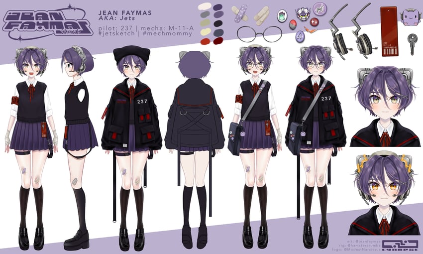 jean faymas (indie virtual youtuber) drawn by jean_faymas_(artist)