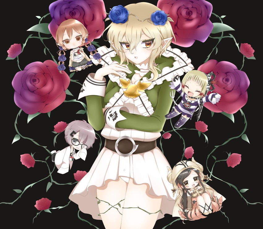 cranberry, pity frederica, tot pop, and keek (mahou shoujo ikusei keikaku and 3 more) drawn by gohan_004