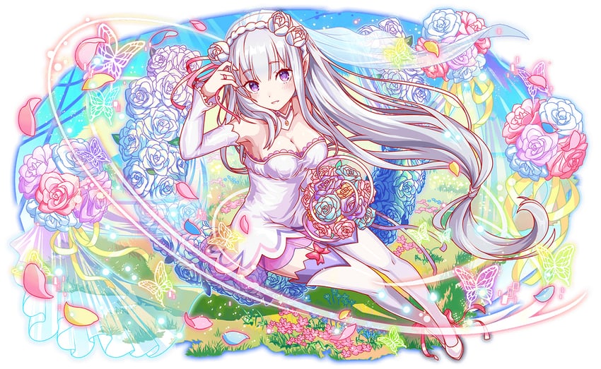 emilia (re:zero kara hajimeru isekai seikatsu and 1 more)