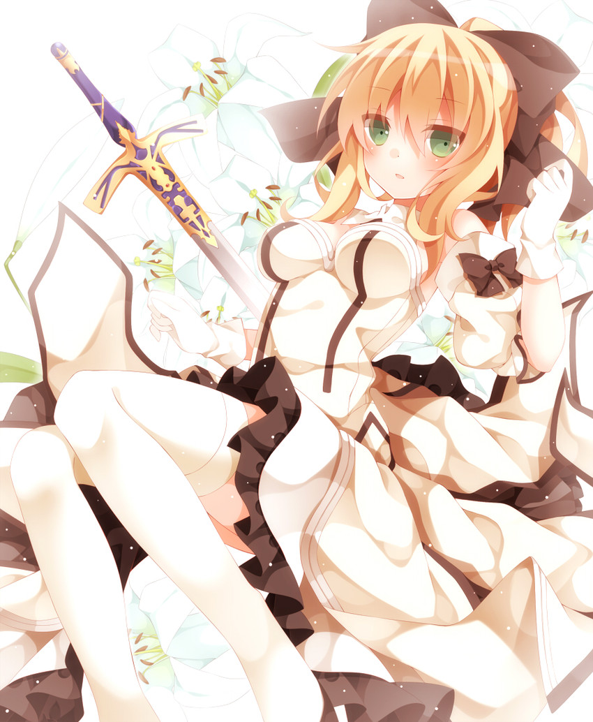 artoria pendragon and saber lily (fate and 1 more) drawn by mogu_(au1127)