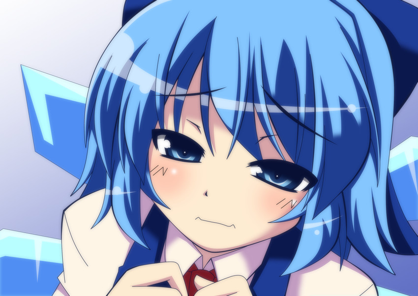 cirno (touhou) drawn by masiromu