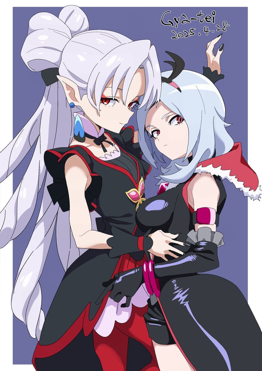 eas and twilight (precure and 2 more) drawn by gya-tei