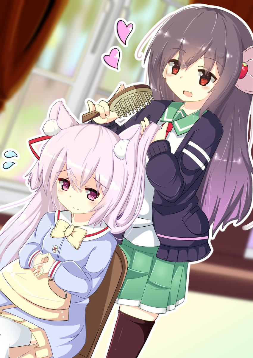 kisaragi and kisaragi kai ni (kantai collection and 1 more) drawn by nekoyanagi_(azelsynn)