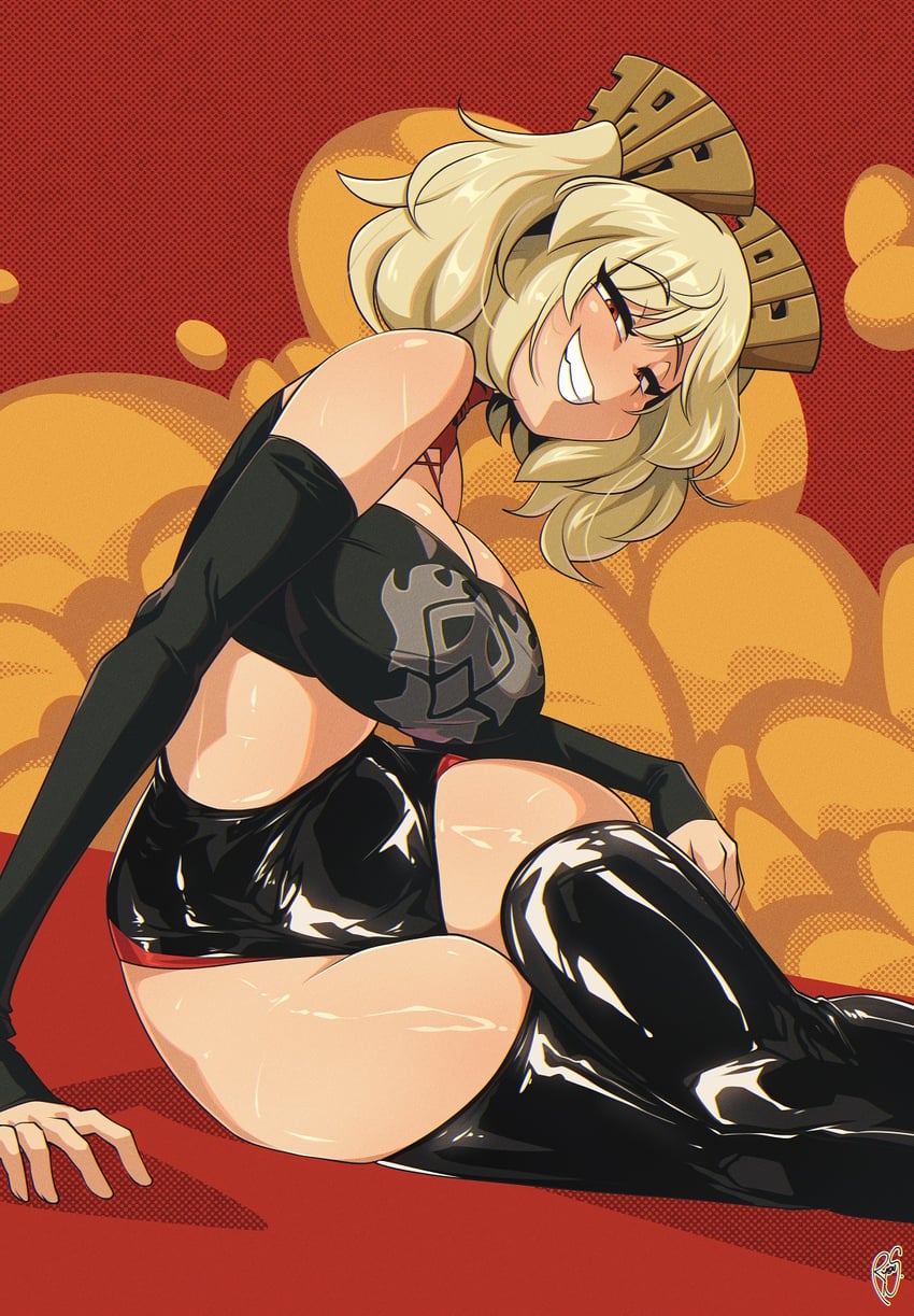 burnice white (zenless zone zero) drawn by mrsakai and ryou_sakai