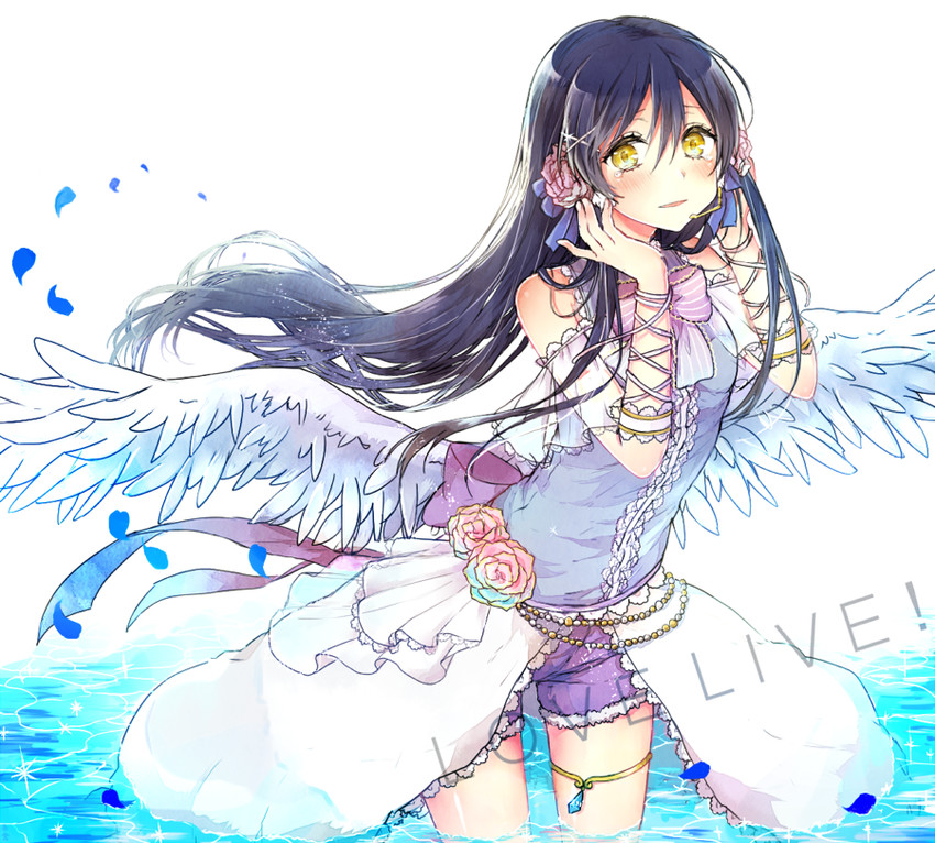 sonoda umi (love live! and 2 more) drawn by akakura