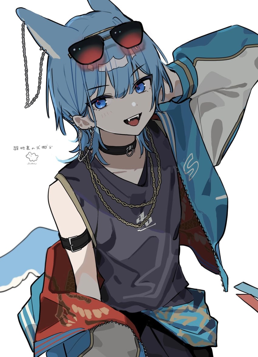 hoshimachi suisei (hololive and 1 more) drawn by tai_inukai