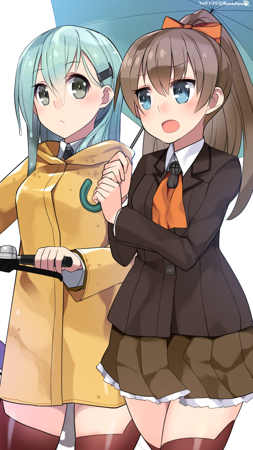 suzuya and kumano (kantai collection) drawn by kuro_chairo_no_neko