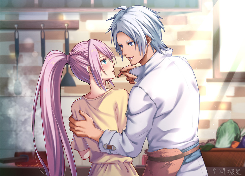 shionne and alphen (tales of and 1 more) drawn by toraji_(tigertime)