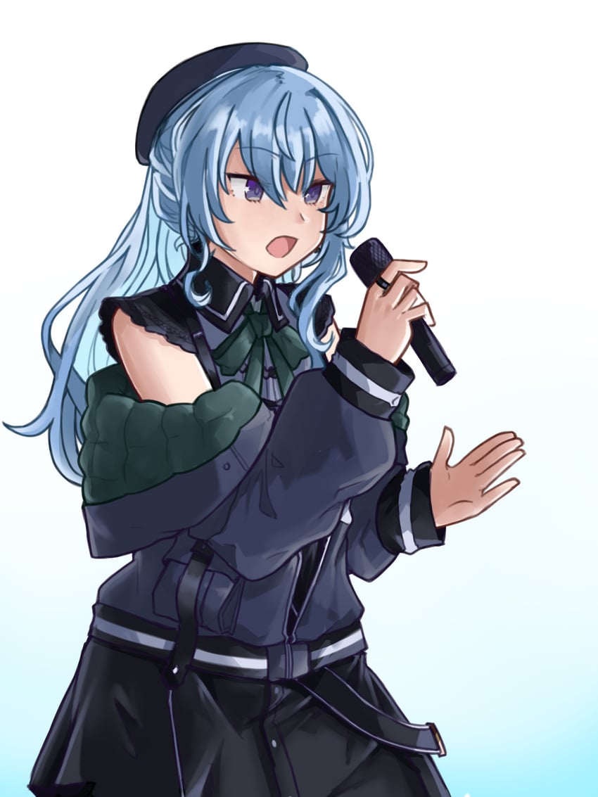 hoshimachi suisei (hololive) drawn by orakuru_(oracle_art)