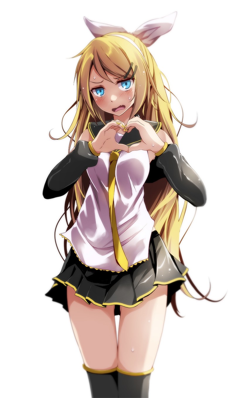 kagamine rin (vocaloid and 1 more) drawn by tsukishiro_saika