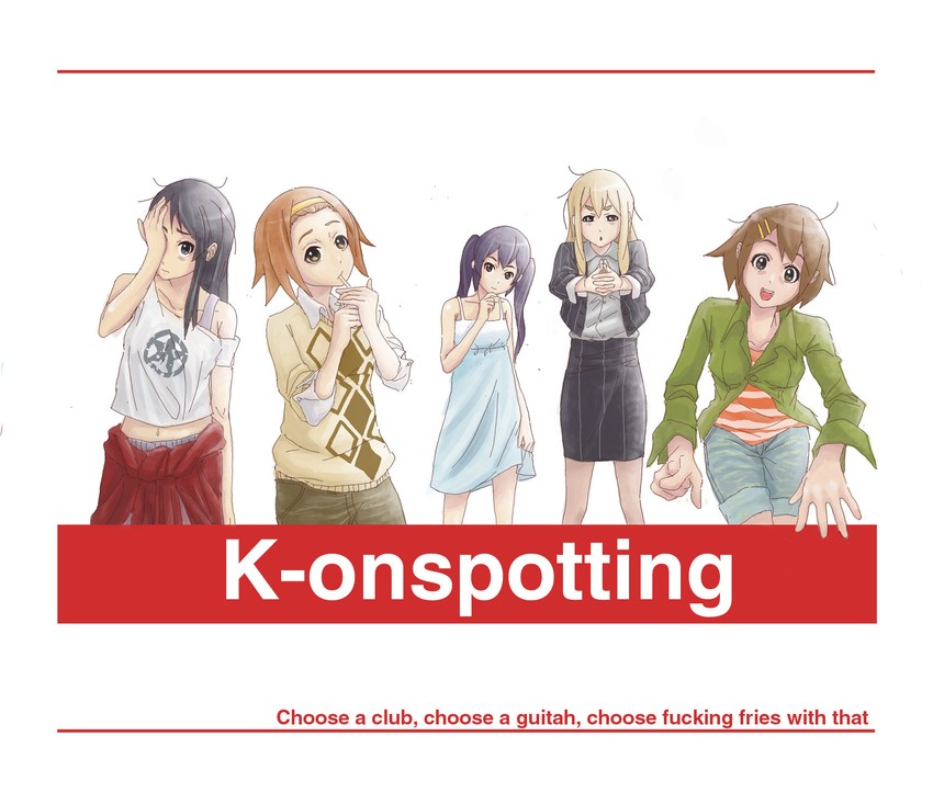 akiyama mio, nakano azusa, hirasawa yui, tainaka ritsu, and kotobuki tsumugi (k-on! and 1 more) drawn by drawfag