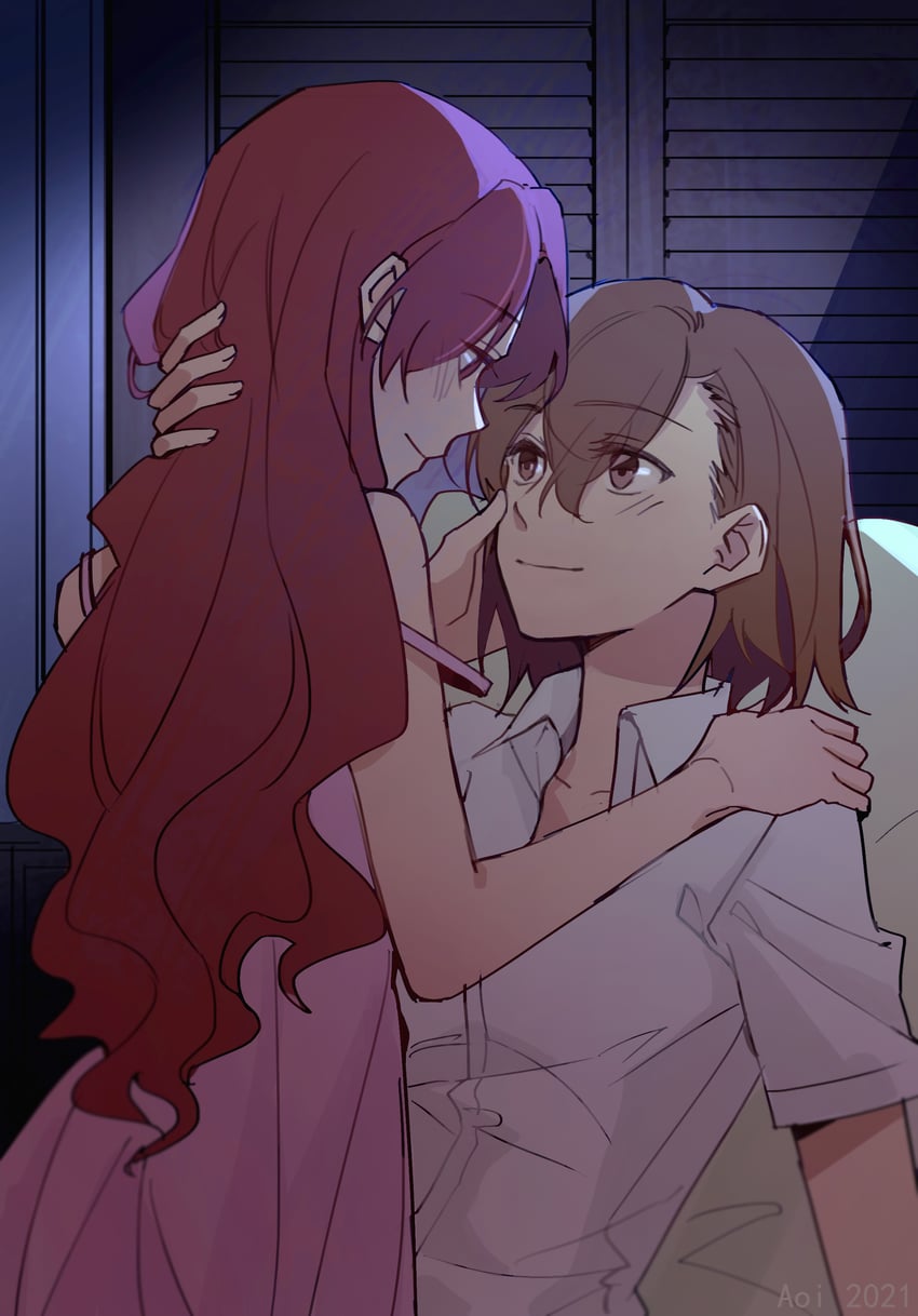 misaka mikoto and shirai kuroko (toaru majutsu no index and 1 more) drawn by huakuiliehuo