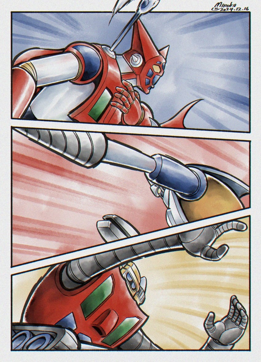getter-1, getter-2, and getter-3 (getter robo) drawn by miroku_(miroku_t)