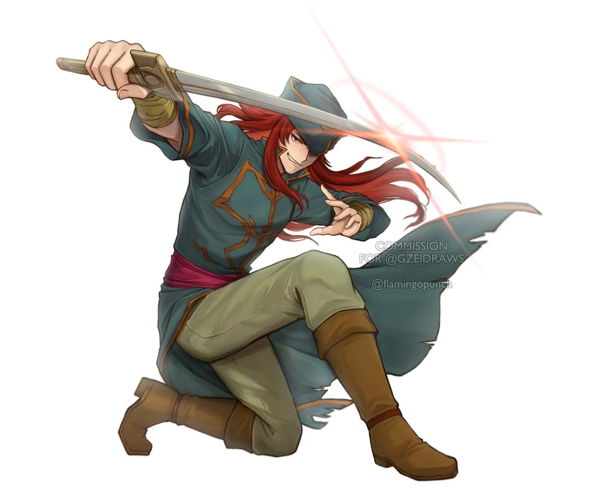 joshua (fire emblem and 1 more) drawn by flamingo_(eme324)