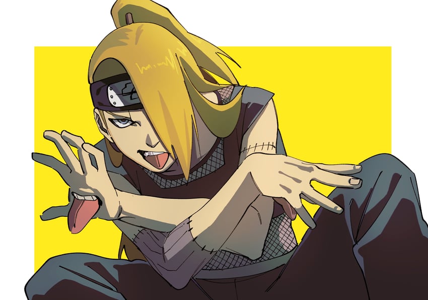 deidara (naruto and 1 more) drawn by pnpk_1013