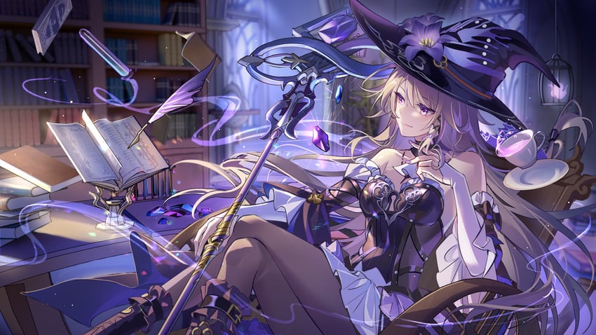 herta and the herta (honkai and 1 more) drawn by kongzao