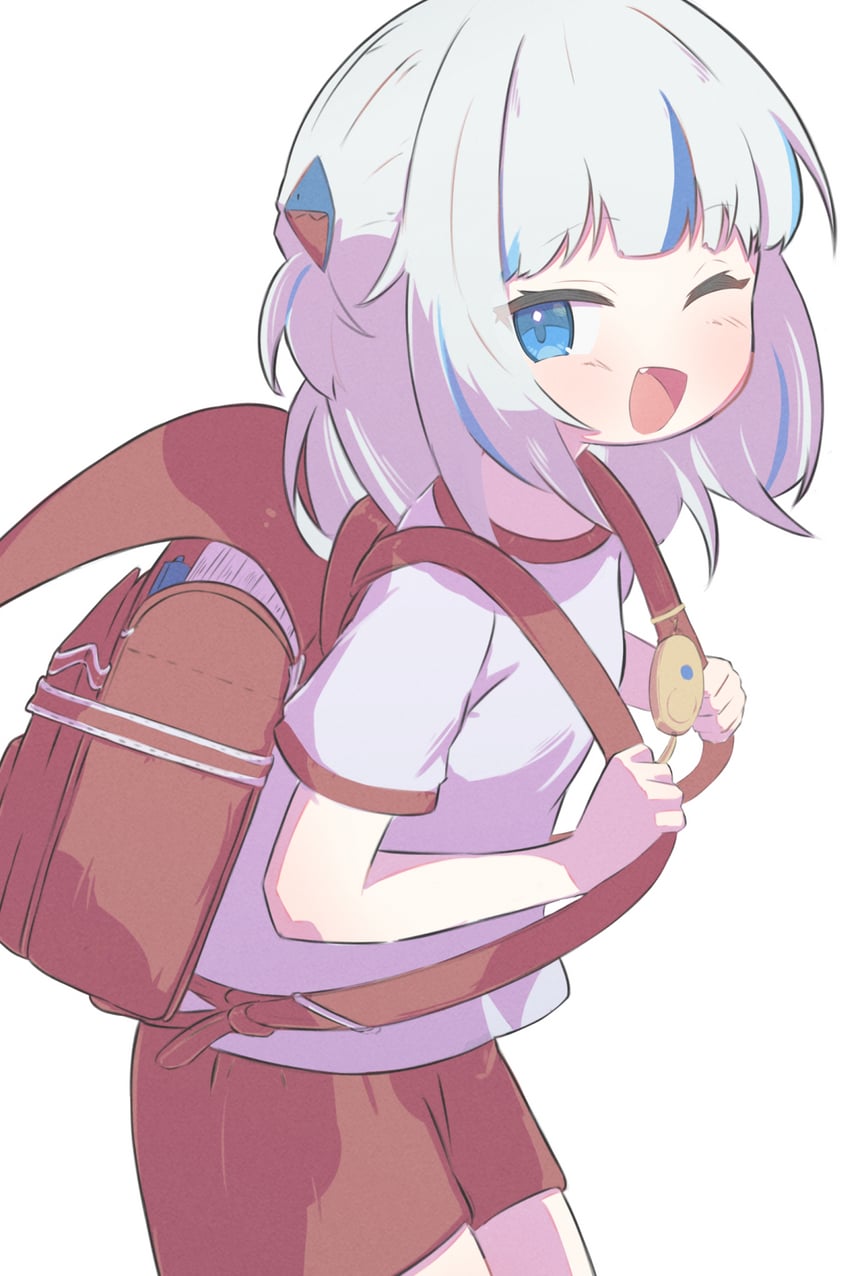 gawr gura (hololive and 1 more) drawn by inaririn